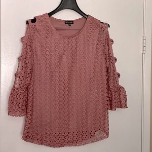 Rose color Olivia Blu Top - Sz L